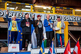 Euro-Freestyle-Skateboarding im Industriemuseum Brandenburg