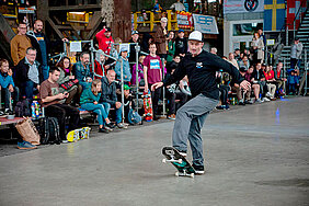 Euro-Freestyle-Skateboarding im Industriemuseum Brandenburg